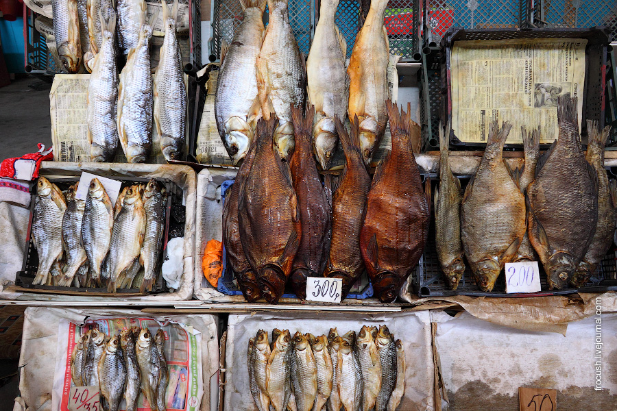Рыбный рынок Астрахани